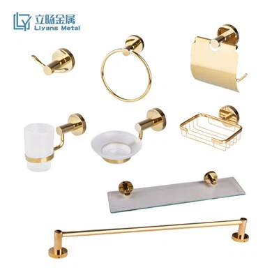 Set Perangkat Keras Kamar Mandi Rose Gold